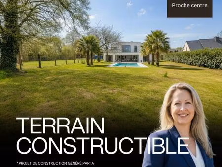 rare à goven – terrain de 1180 m²