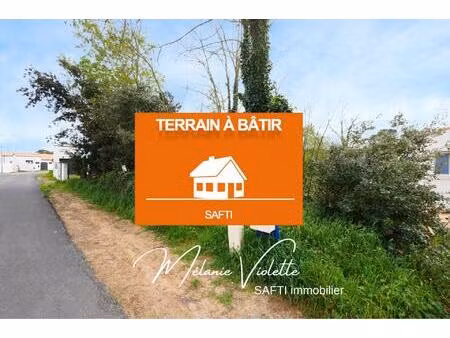 terrain viabilisé de 846 m² à la-tranche-sur-mer