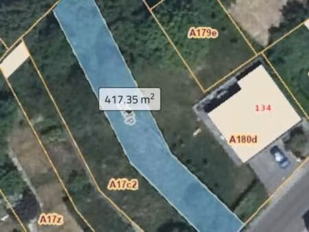 terrain a batir - 406 m2 - saint nicolas - profondeur 54 m