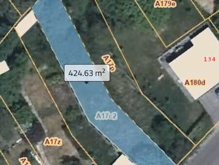 terrain a batir - 425 m2 - saint nicolas - profondeur 55 m