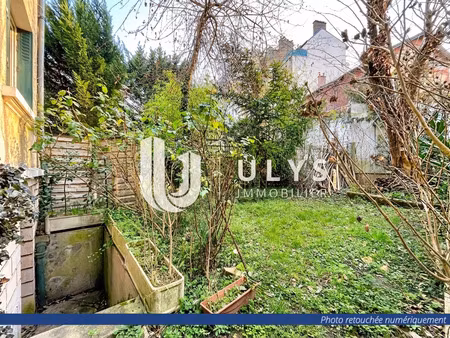 colombes centre - maison 78 m2 4 pièces à rénover avec jardi