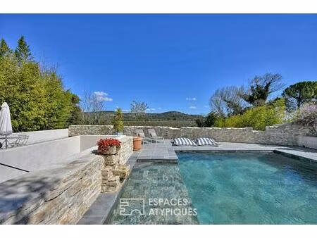 bâtisse de caractère rénovée avec vue magnifique