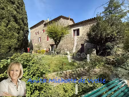 propriété à vendre 11 pièces /anduze (30) authentique mas cévenol sur terrain 2615 m2