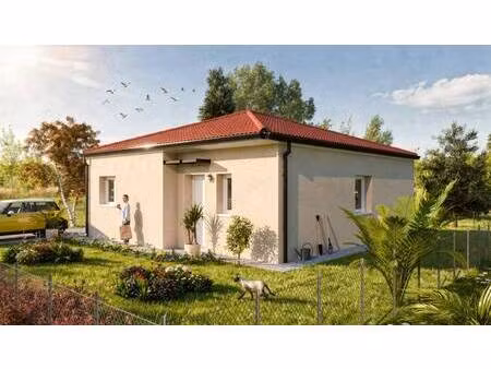 terrain avec maison neuve à vendre