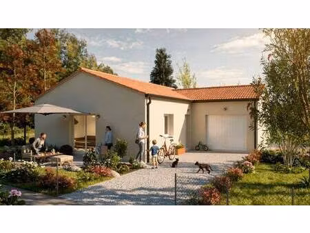 terrain avec maison neuve à vendre