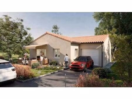 terrain avec maison neuve à vendre