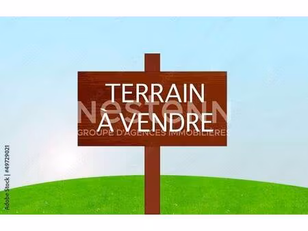 terrain constructible viabilisé à vendre