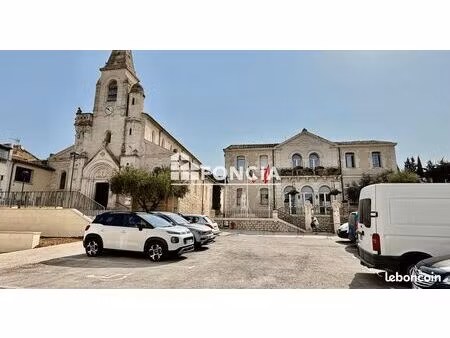vendargues centre-ville appartement f3 avec terrasse à rénover