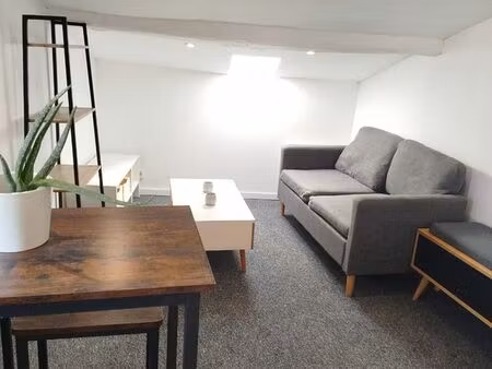 t2 meublé 22m2 sous les toits