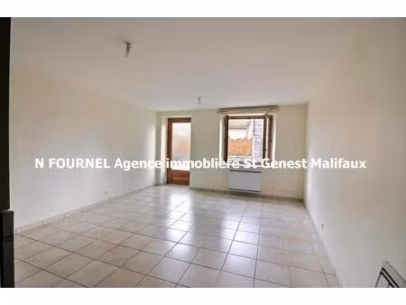 jonzieux 42660 appartement 43.69m² cuisine équipée ouverte sur salon-séjour  une chambre  