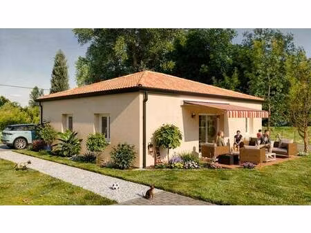terrain avec maison neuve à vendre