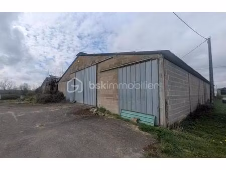 hangar agricole 490 m² bétonné avec parking – le busseau (79)