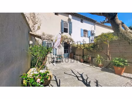 maillane : maison de village avec cour