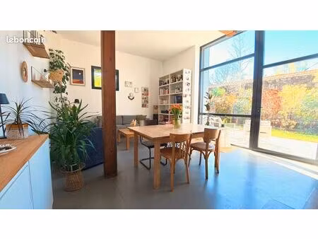 rare – 3 pièces style industriel avec jardin - nantes