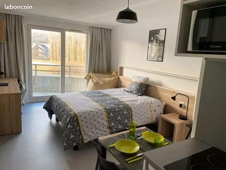 studio meublé loué - résidence étudiante - bail commercial lmnp