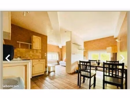 t1 meublé tout compris – aucun abonnement – parking – bazeilles