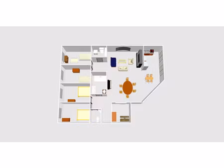 appartement 5 pièces - 116 m²