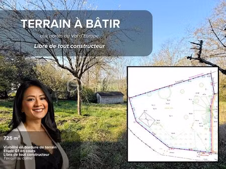 terrain de 727 m² à chalifert