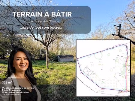 terrain de 727 m² à chalifert