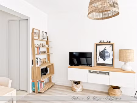 appartement à vendre 2 pièces de 35m2 au 1er étage avec ascenseur  loggia  parking et loca