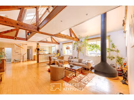 loft magistral au calme absolu. à deux pas du lac et du centre-ville à enghien-les-bains