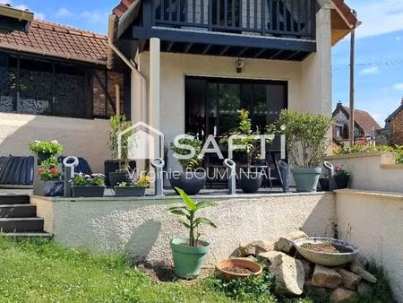 maison de 130m2 3/4 chambres avec jardin clos et 2 garages
