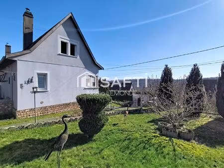 maison avec joli jardin  garage et dépendance  située au calme à hombourg-haut.