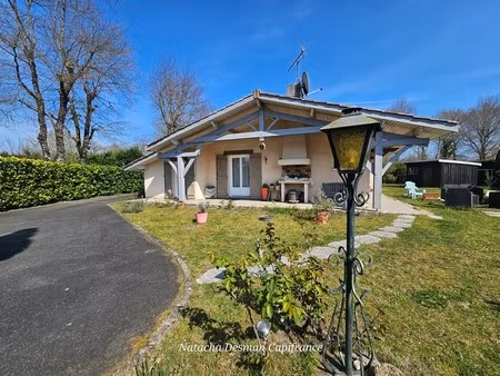 maison type landaise de plain-pied – 102.37 m² – terrain 1351 m² avec piscine  le barp