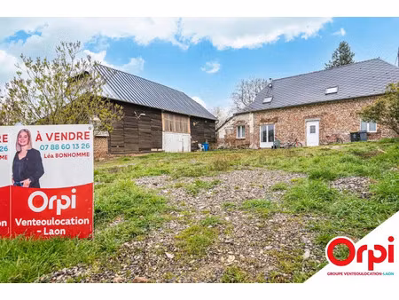 vente maison 4 pièces 127 m² à voulpaix (02140)  124 900 €