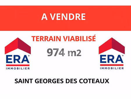 terrain 0 pièces 974 m² à vendre / acheter saint-georges-des-coteaux 17810 ? | era immobil