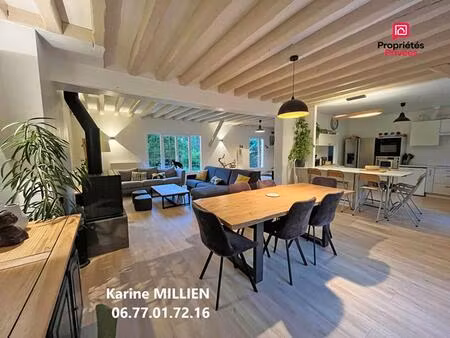 marcilly sur eure 27810 - maison individuelle sur sous-sol total - 1 étage - 6 chambres - 