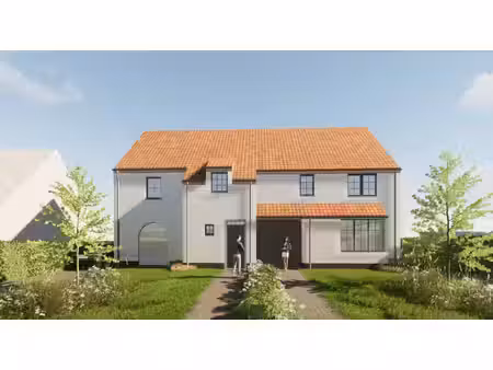 zeer ruime halfopen nieuwbouwwoningen met 3 slaapkamers en carport in petegem