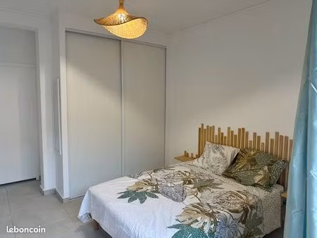 t2 meublé – terrasse privée sans vis-à-vis