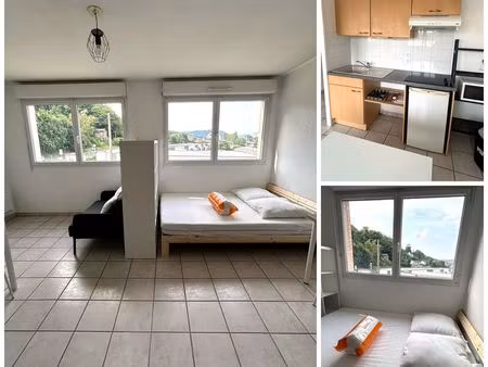 t1 bis meublé 32 m² avec parking + cave