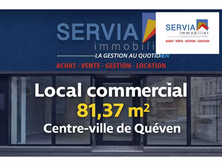 location local commercial 81m² queven 56530