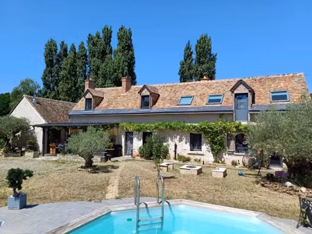 vente maison 7 pièces 212 m² à hommes (37340)  378 000 €