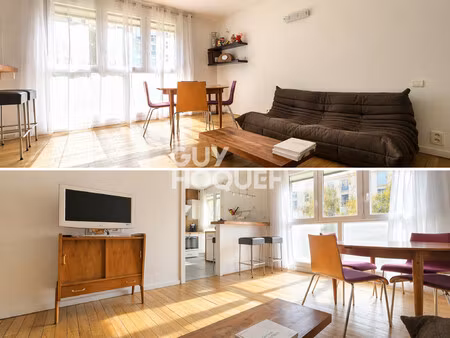 cachan - centre-ville | 3 pièces | 52 m² | lumineux et traversant