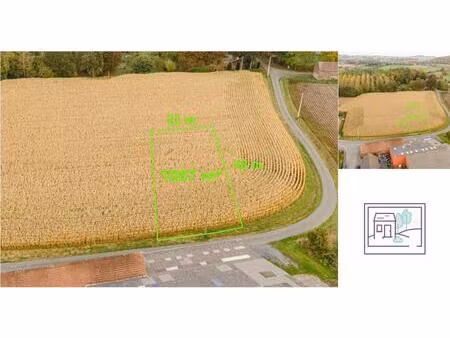 terrain à vendre de 1067 m² à havinnes (vbe05298)