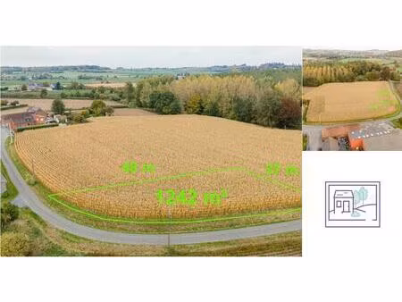 terrain à vendre de 1242 m² à havinnes (vbe05299)