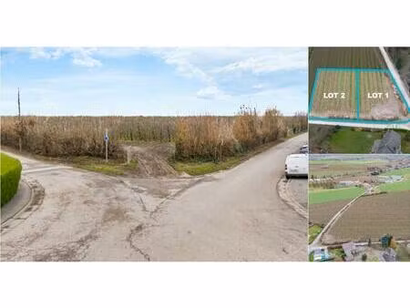 terrain à vendre de 1450 m² à lens-sur-geer (vbe05605)