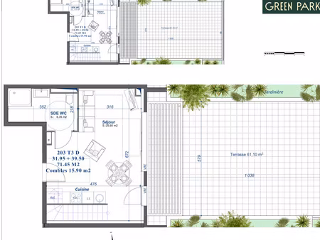 vente appartement toulon 83100 - - surface privée