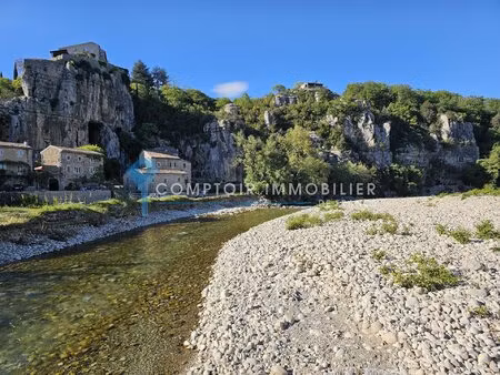 dépt. 07 - a vendre à labeaume - grande maison de village de 500 m2 - parcelles de 820 m2
