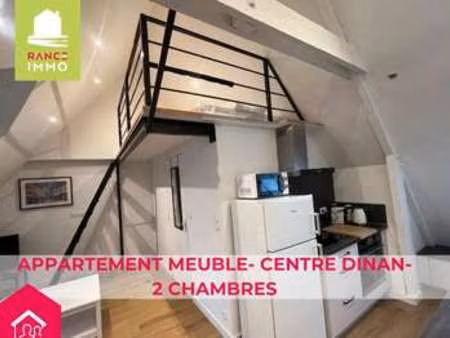 location appartement 3 pièces meublé à dinan (22100) : à louer 3 pièces meublé / 45m² dina
