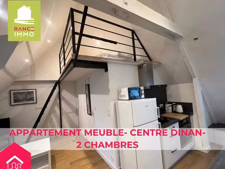 location appartement 3 pièces meublé à dinan (22100) : à louer 3 pièces meublé / 82m² dina