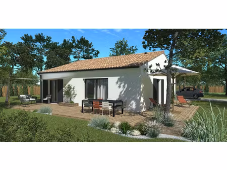 vente maison à construire 90 m² lugos (33830)