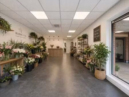 commerciële ruimte met kelder te huur nabij gent st-pieters