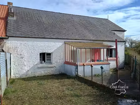 nord - noyelles-sur-sambre - maison mitoyenne à rénover