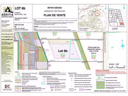 vente terrain genas (69740)