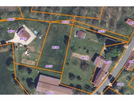 terrain constructible à vendre