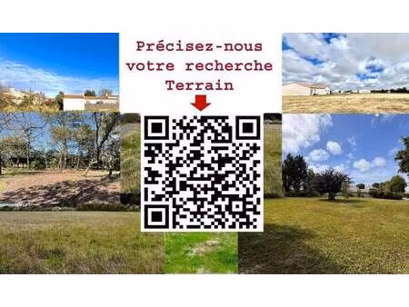 terrain constructible à vendre